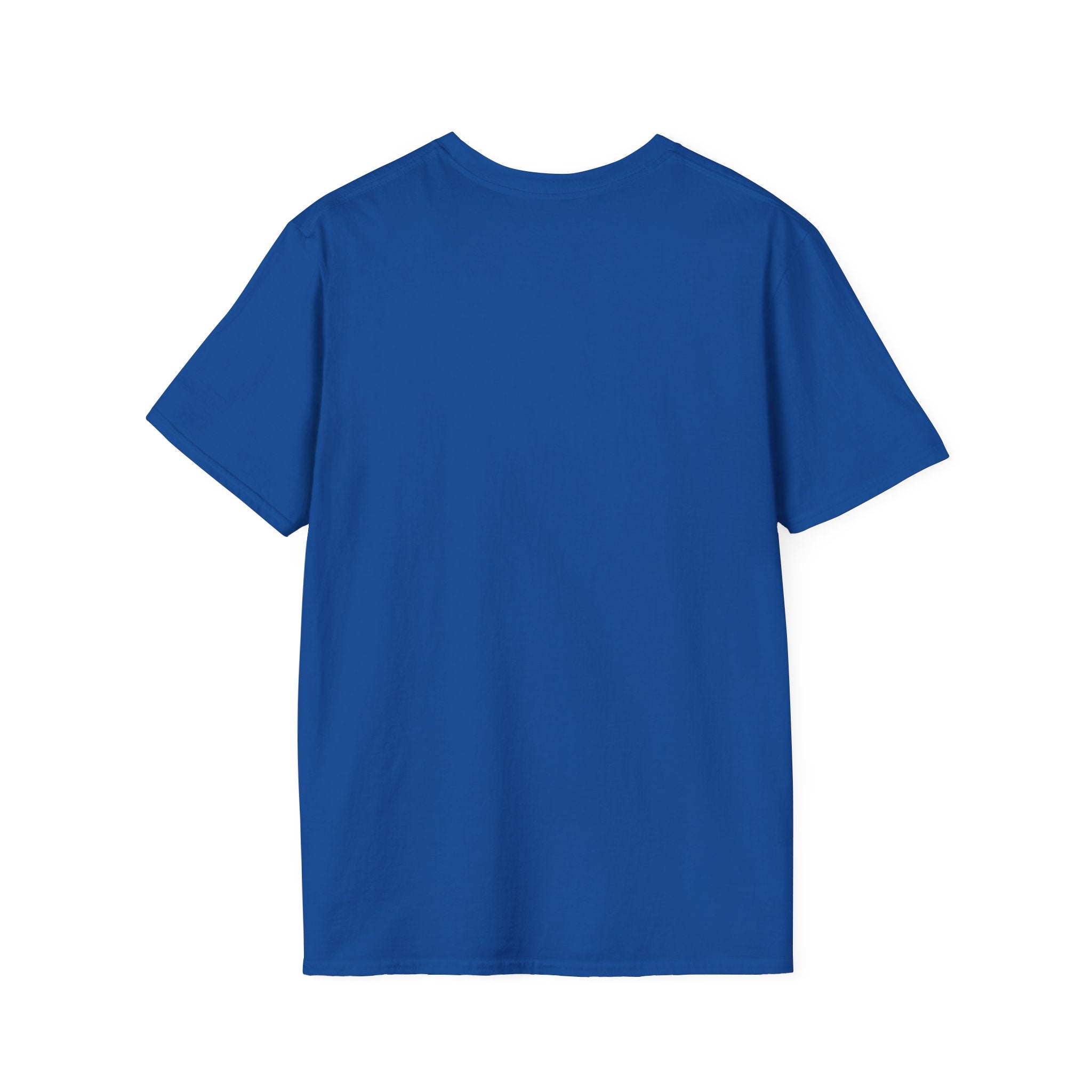 back of a blue shirt