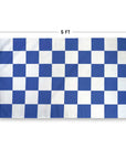 Blue Checkered Flag