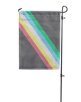 disability pride garden flag designed by Ann Magill
