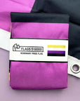 nonbinary 2ftx3ft single-sided pride flag produced by flags for good