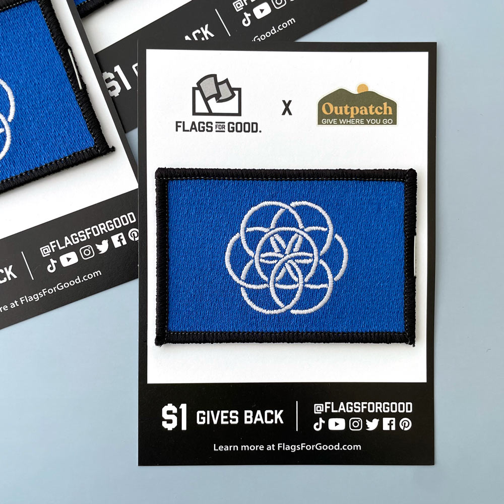 International Flag of Planet Earth Stick-On Patch