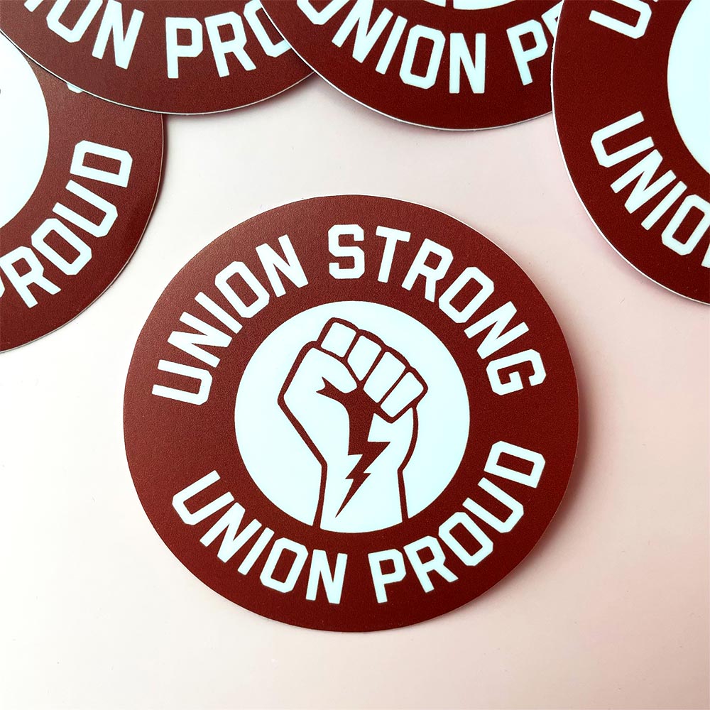 Proud To Be Union Chain Sticker