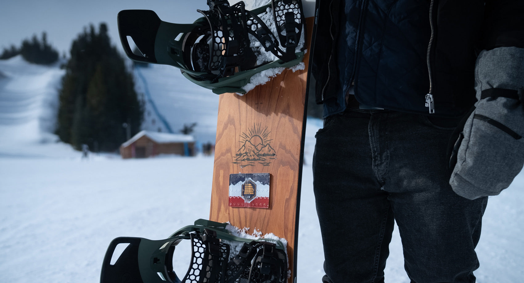 utah flag snowboard stomp pad