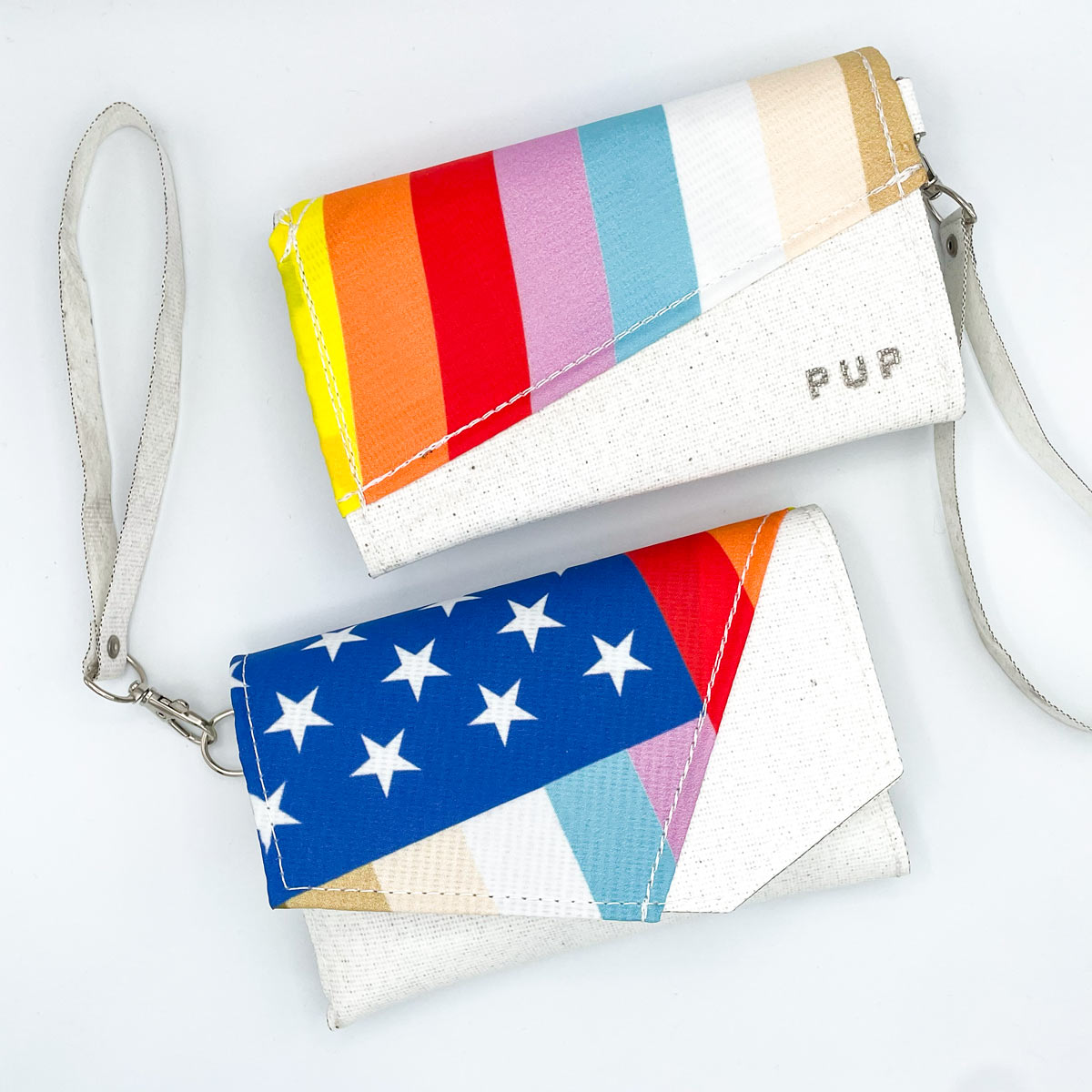 &quot;For All&quot; USA Pride Flag Wristlet