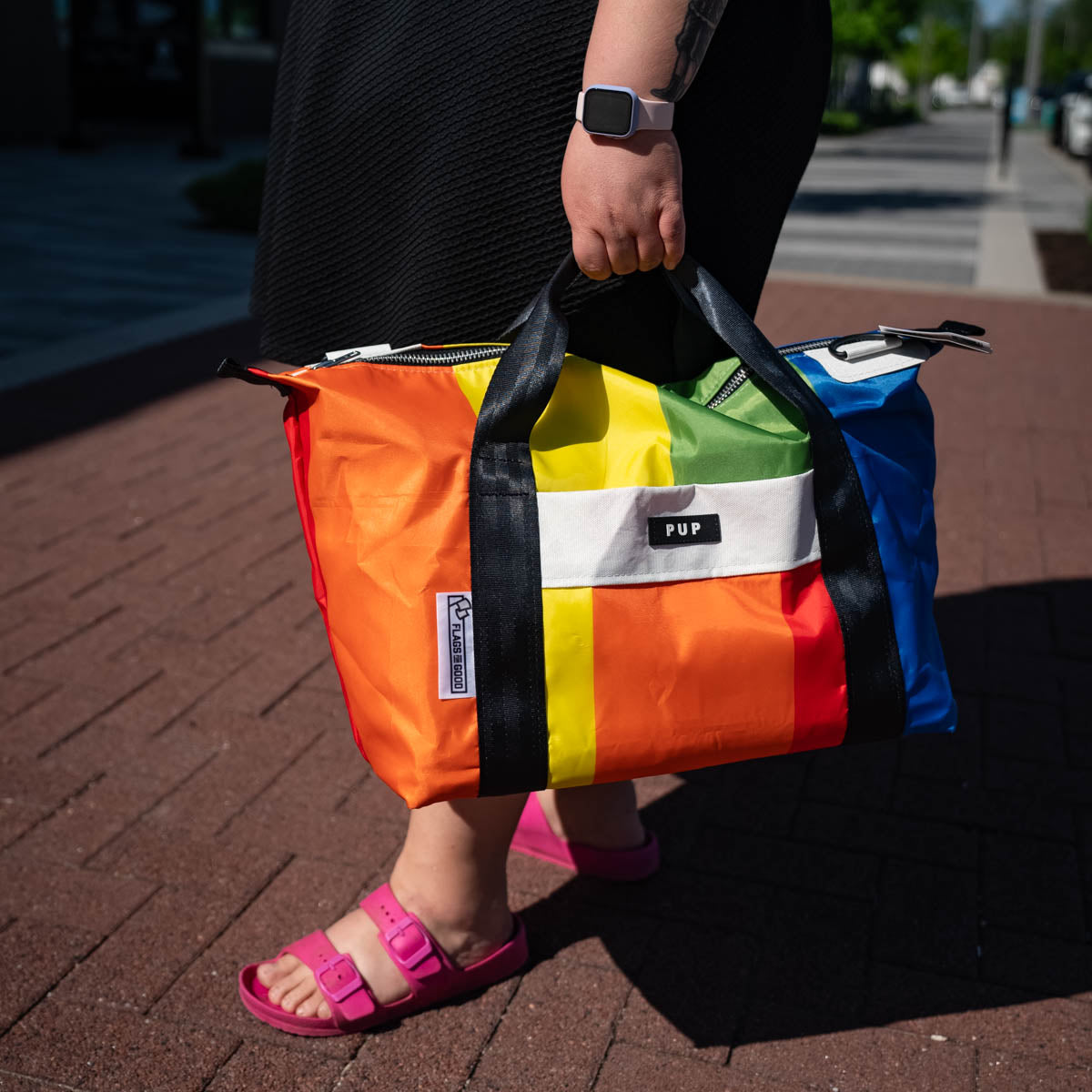 Rainbow Pride Flag Weekender Bag
