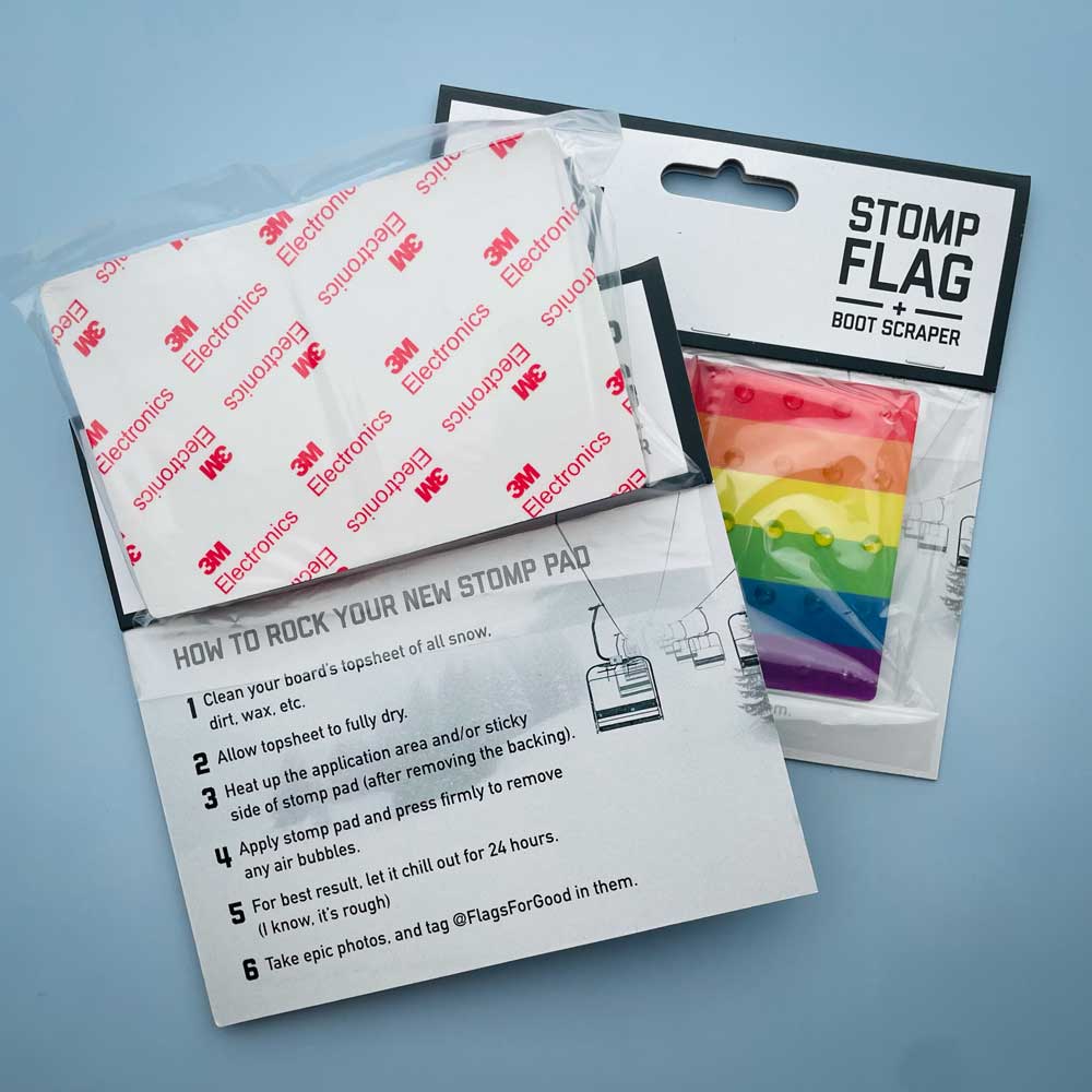 Progress Pride Flag Stomp Pad