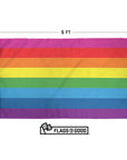 Original 8 Stripe Gilbert Baker Rainbow Pride Flag