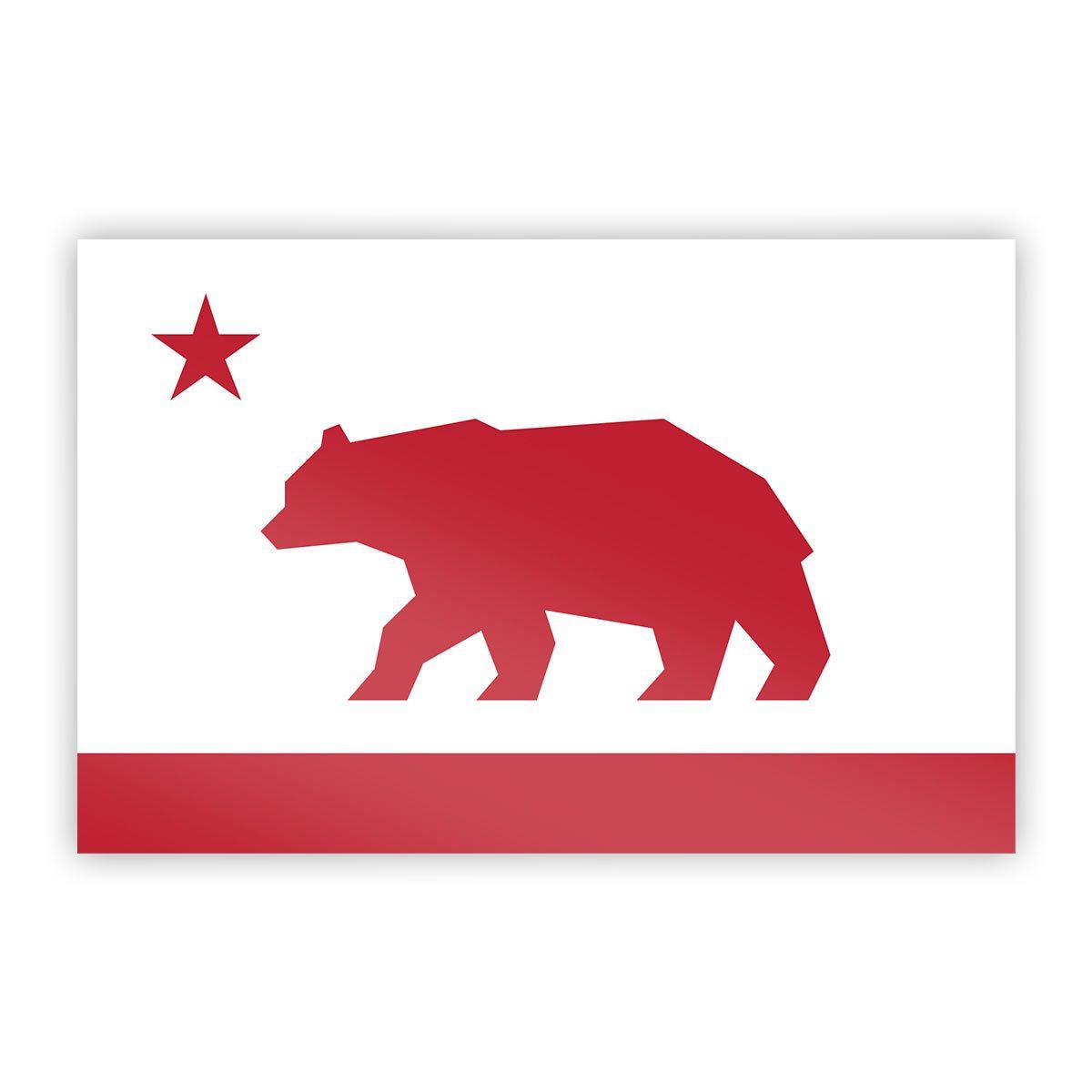 california state flag redesign sticker