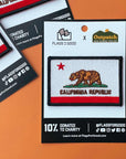 California State Flag Stick On Patch by Flags For Good and Outpatch