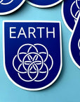 Flag of Planet Earth Sticker