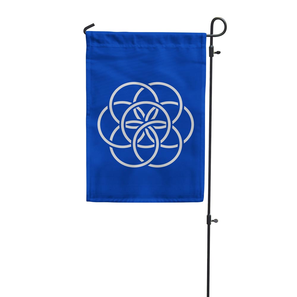 Planet Earth Garden Flag