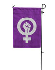Feminism garden flag