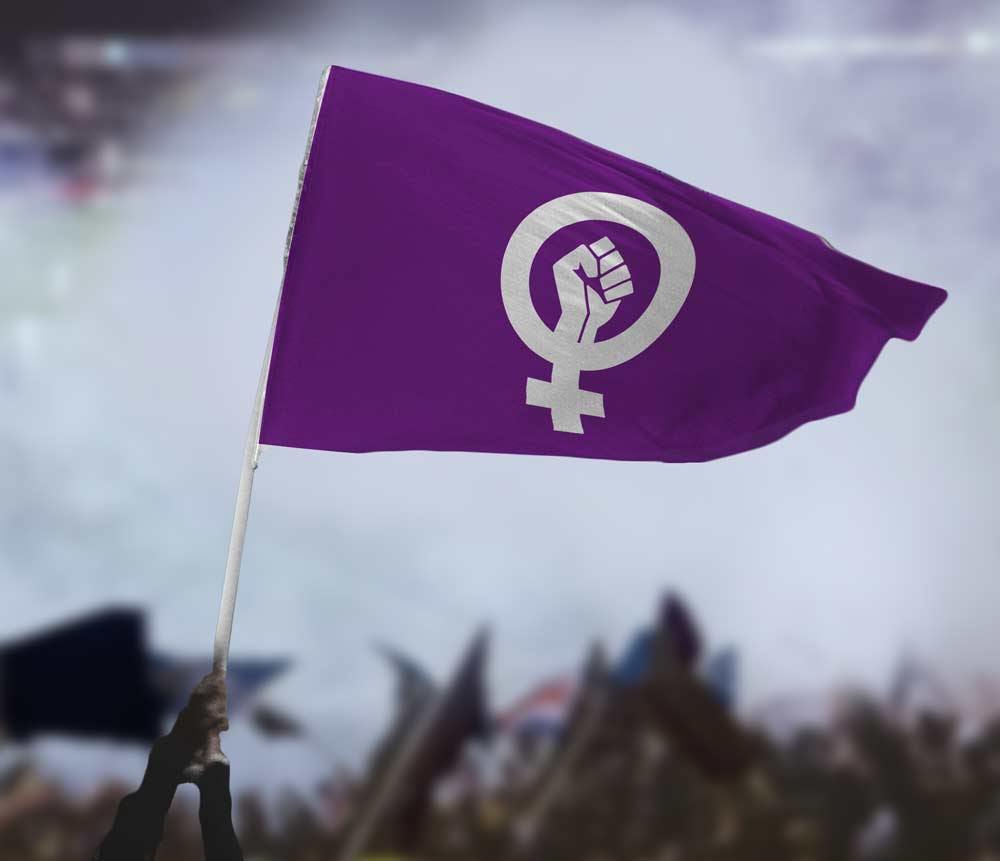 feminism flag