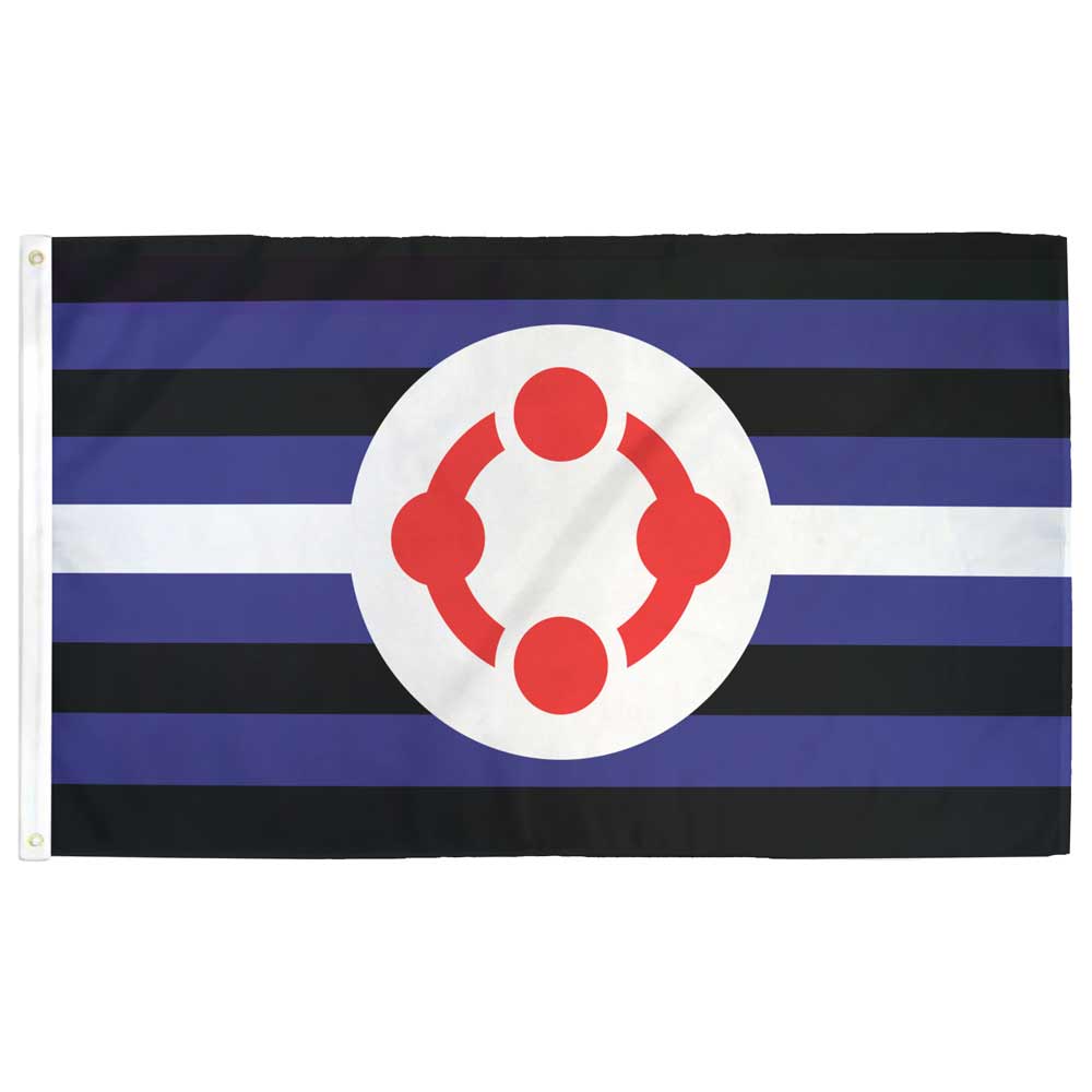 3 x 5 feet single-sided Fetish Kink Pride Flag with Grommets for sale at flags for good