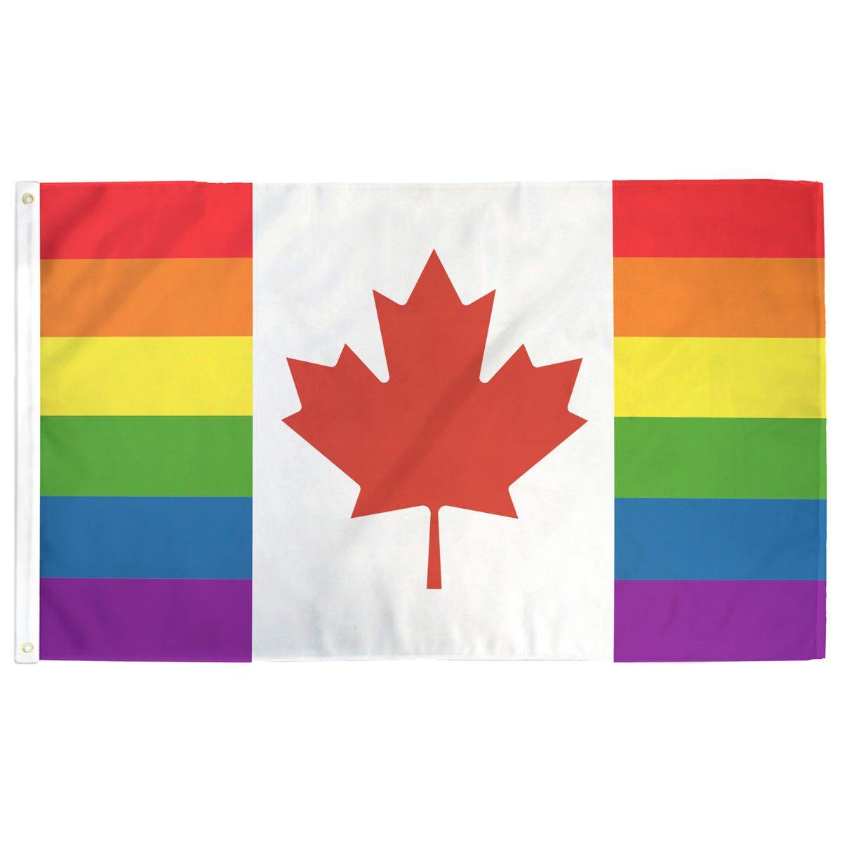 Rainbow Canada Flag - Flags For Good