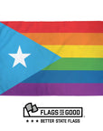 rainbow puerto rico flags