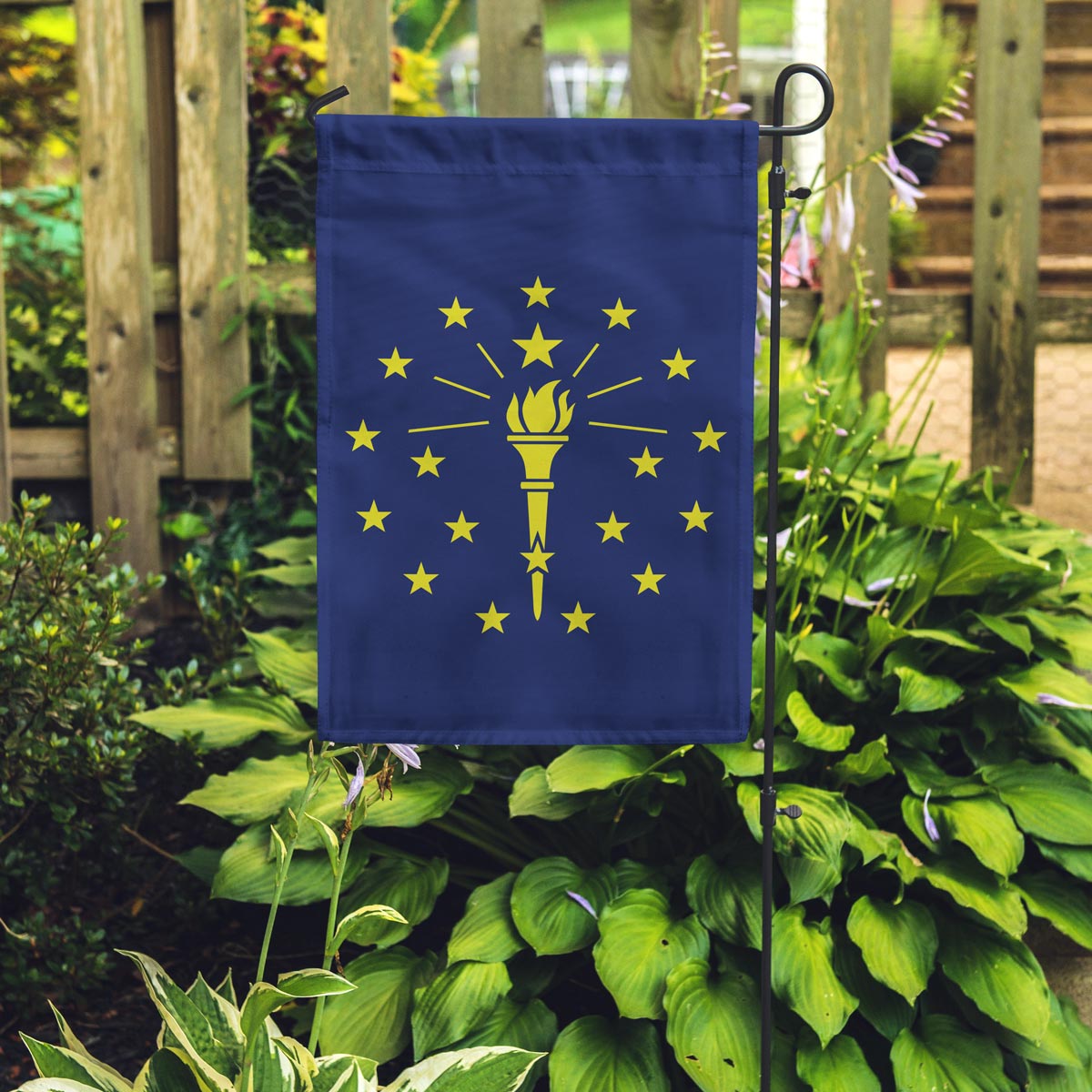Indiana garden flag
