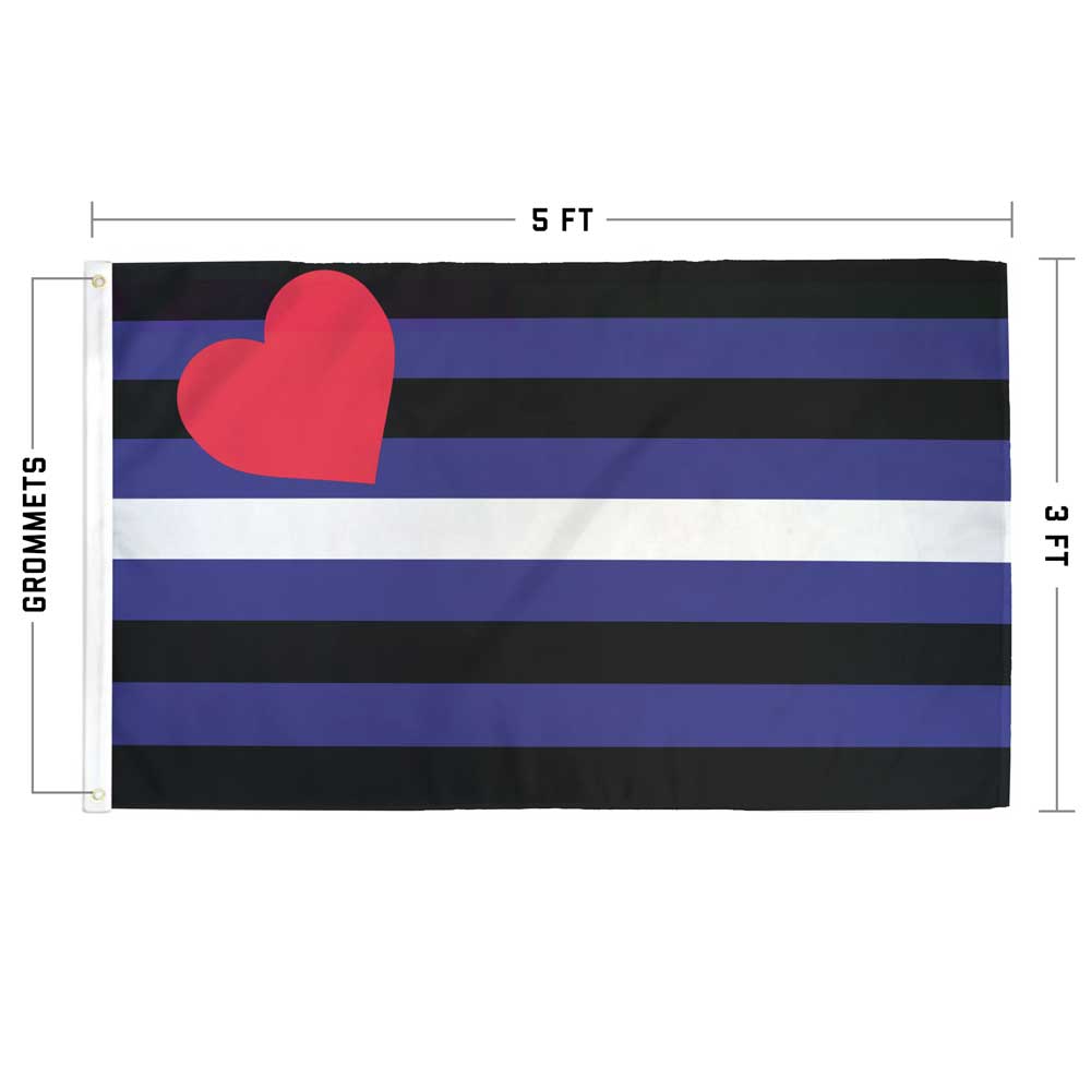 leather fetish kink pride flag specs