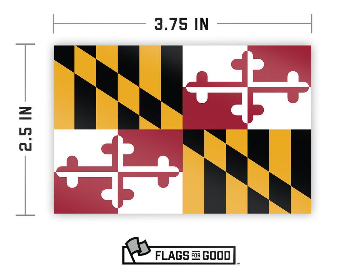 Maryland Flag Sticker - Flags For Good