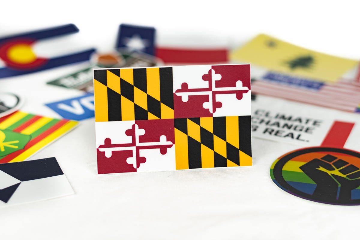 Maryland Flag Sticker - Flags For Good