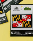 Maryland State Flag Stick On Patch by Flags For Good and Outpatch