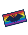 Mothman pride flag patch