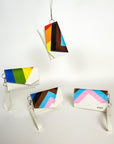 Upcycled Progress Pride Flag Wristlet - Flags For Good X PUP