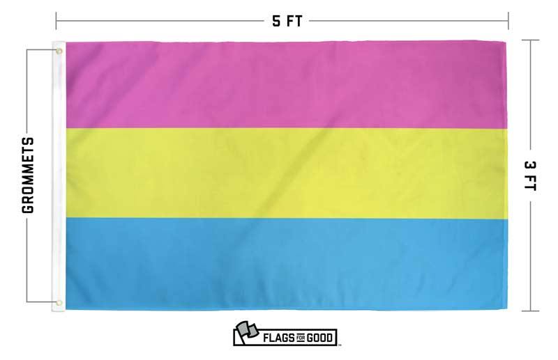 pansexual pride flag