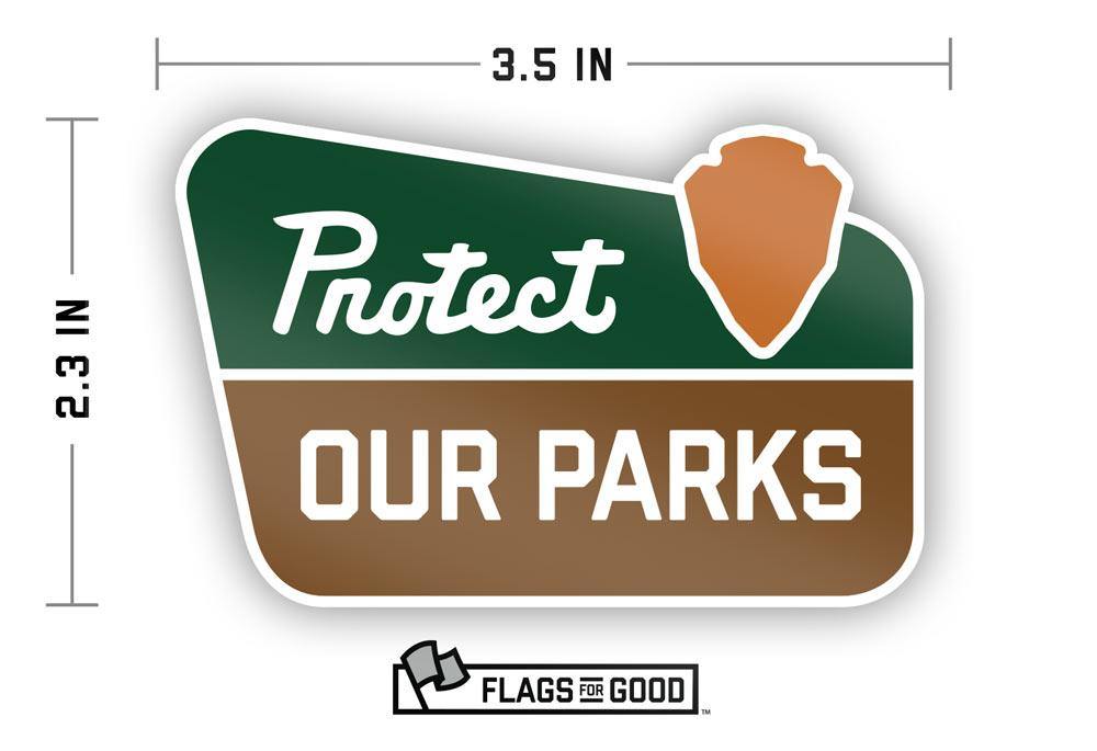 protect our parks sticker