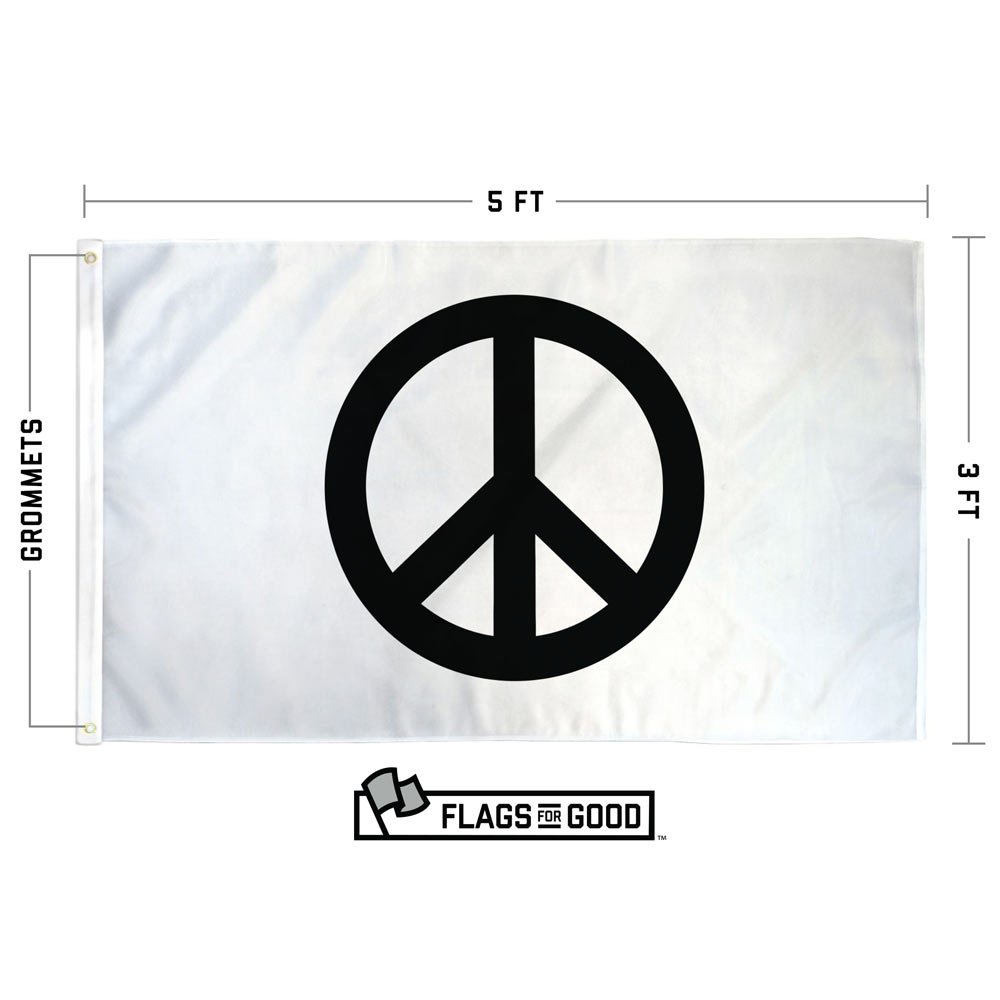 peace sign flag