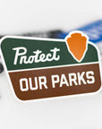 protect our parks sticker