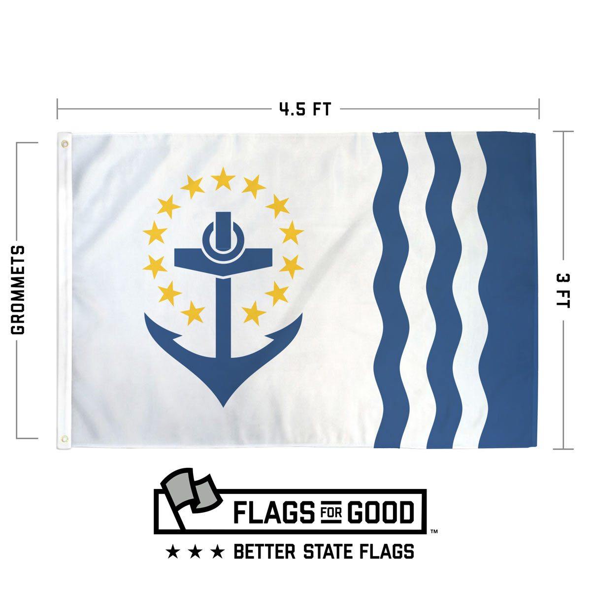 Rhode Island Flag - Flags For Good