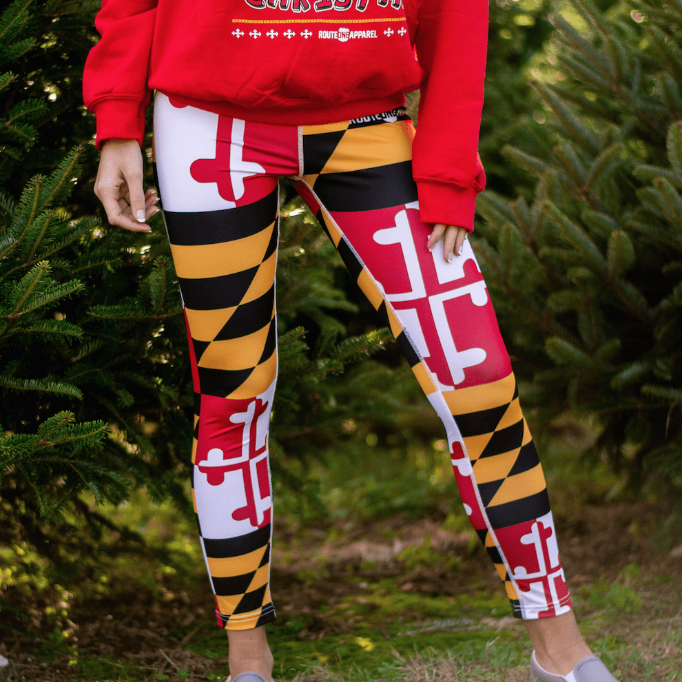 Maryland Flag / Leggings by Route One Apparel – Flags For Good