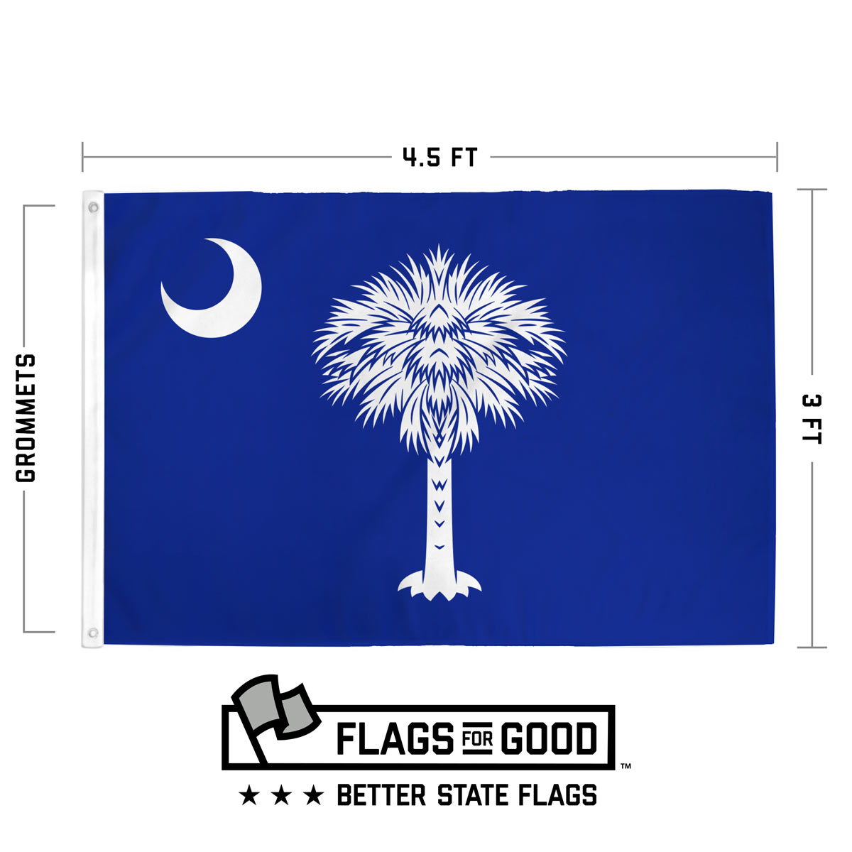 South Carolina Flag Measurements