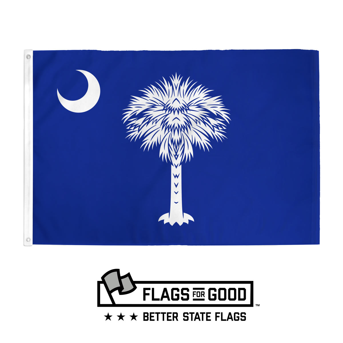 South Carolina State Flag  Better State Flags Series – Flags For Good
