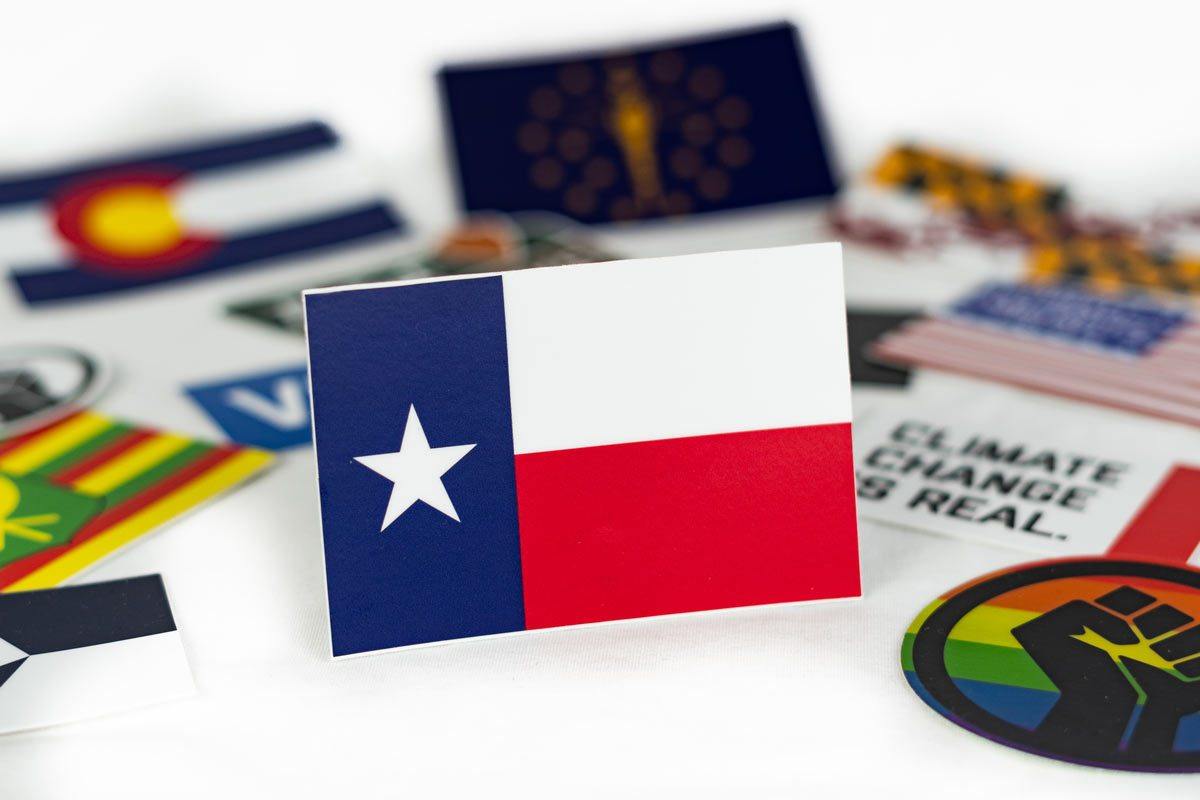 Texas Flag Sticker - Flags For Good