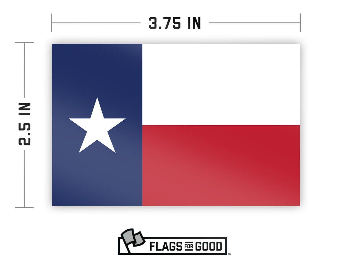 Texas Flag Sticker - Flags For Good