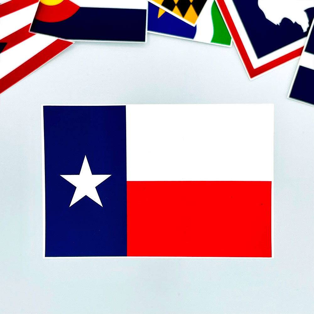 Texas State Flag Mini Sticker