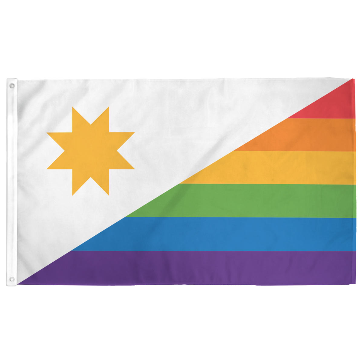 FRF Pride Flag for Outdoor, 3x5 Double Sided LGBTQ Flag Progress Pride  Flag, Lesbian Flags Rainbow Gay LGBT Banner for Wall Community Support  House