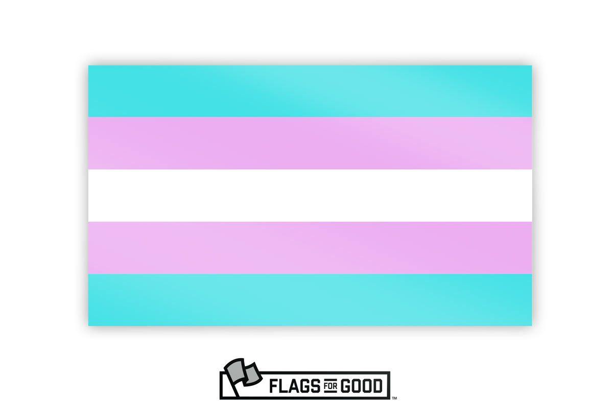 Trans Pride Sticker - Flags For Good