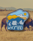 WY Bison Roam by Outpatch