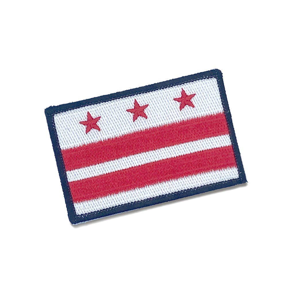 Washington DC Flag Stick-On Patch