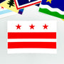 Washington DC Flag Sticker
