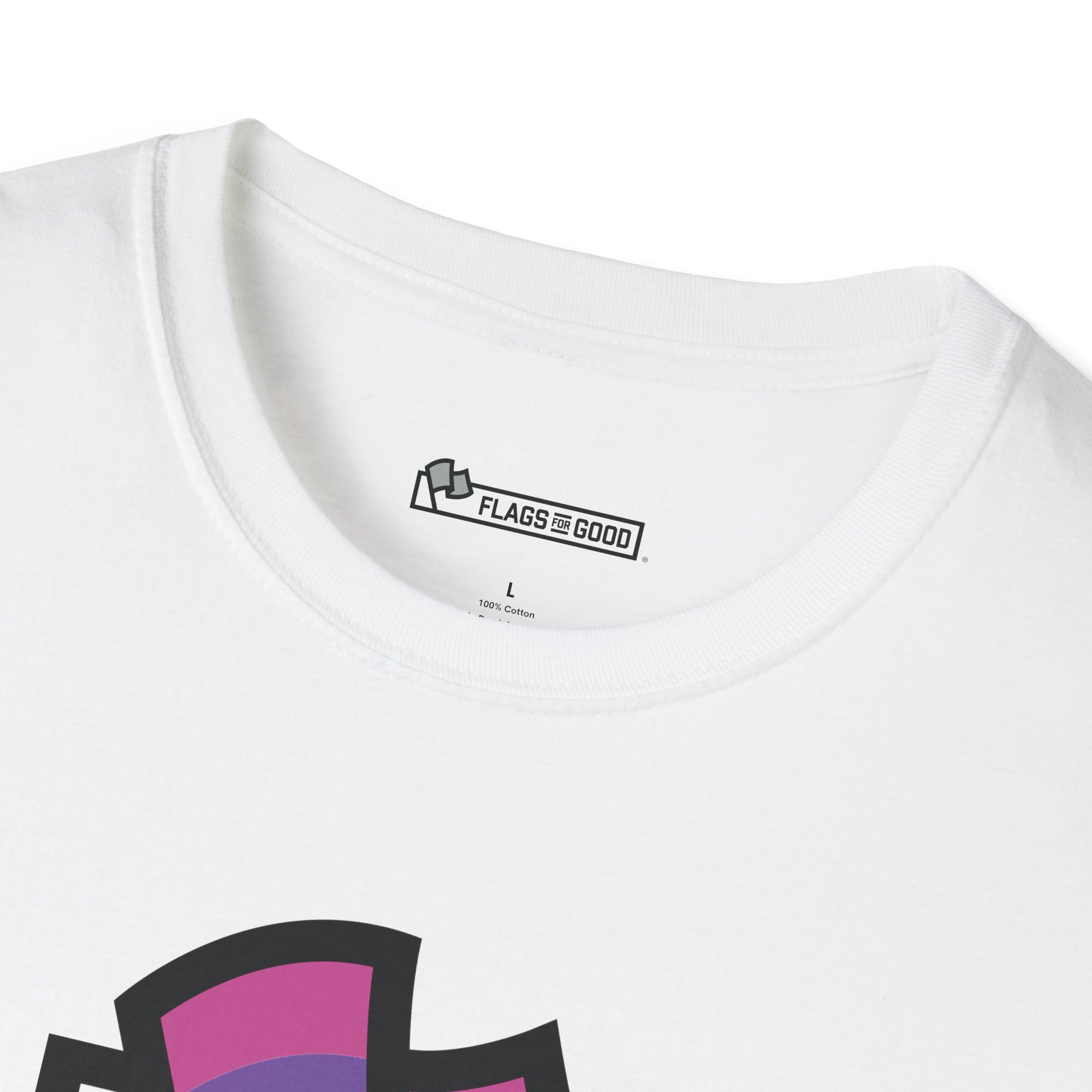 Bisexual (Bi) Pride Flag Logo Tee