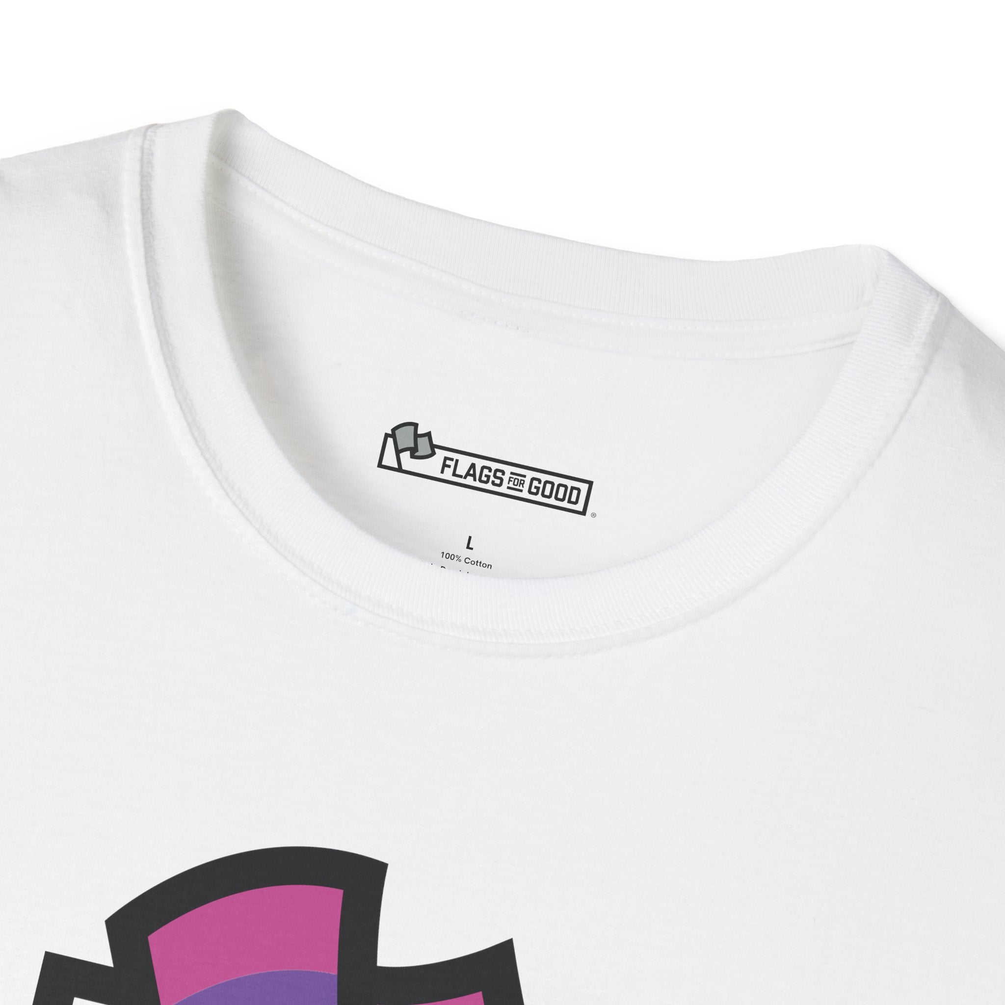 Bisexual (Bi) Pride Flag Logo Tee