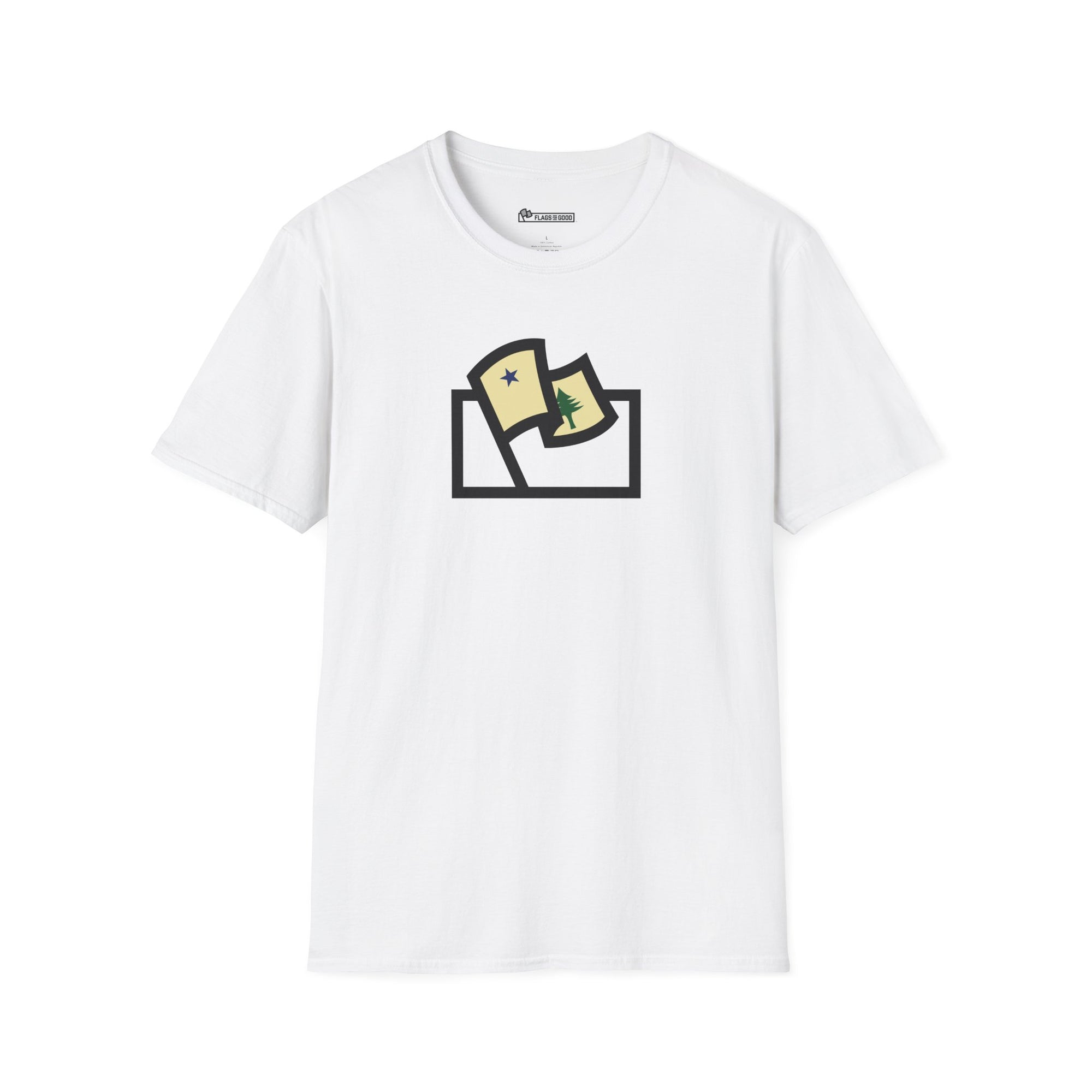 Maine 1901 Flag Logo Tee