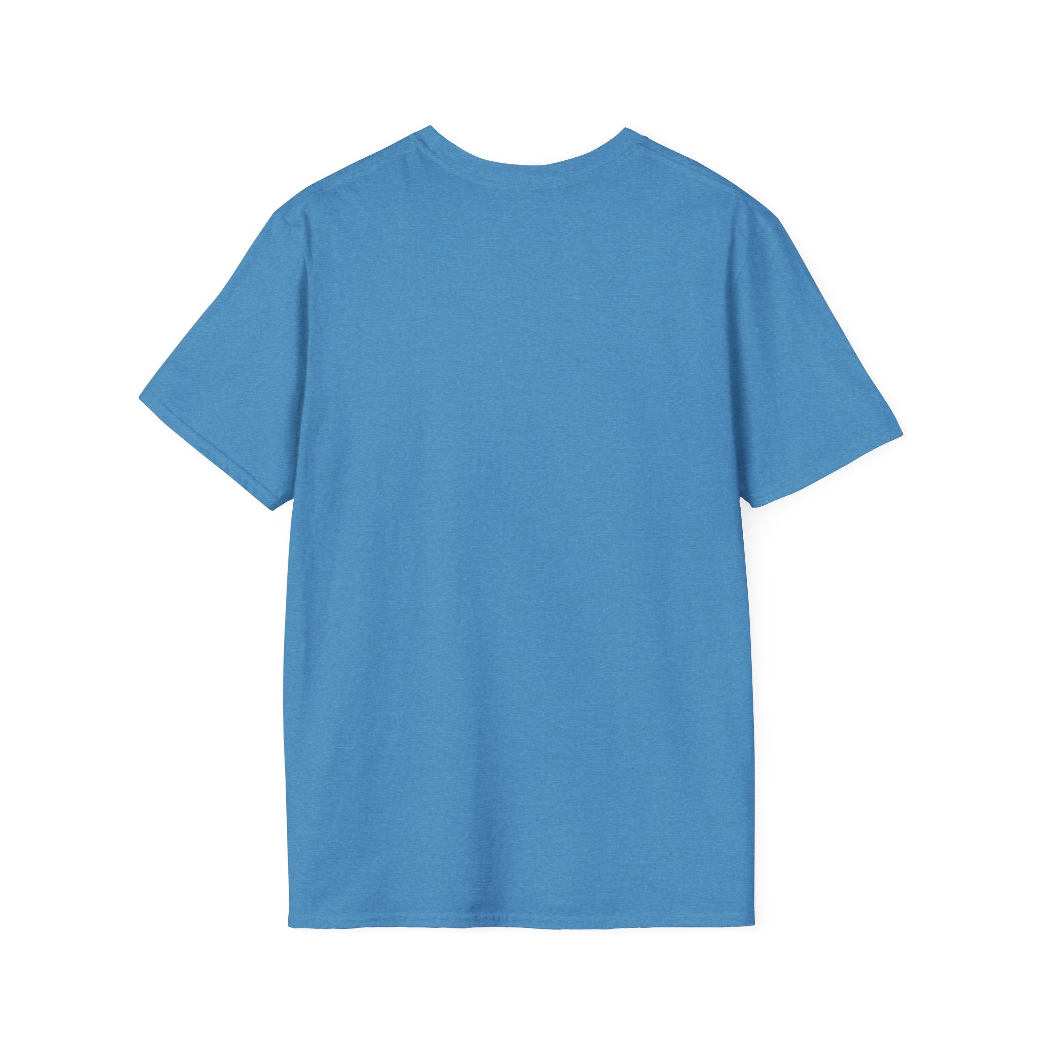 back of a light blue shirt