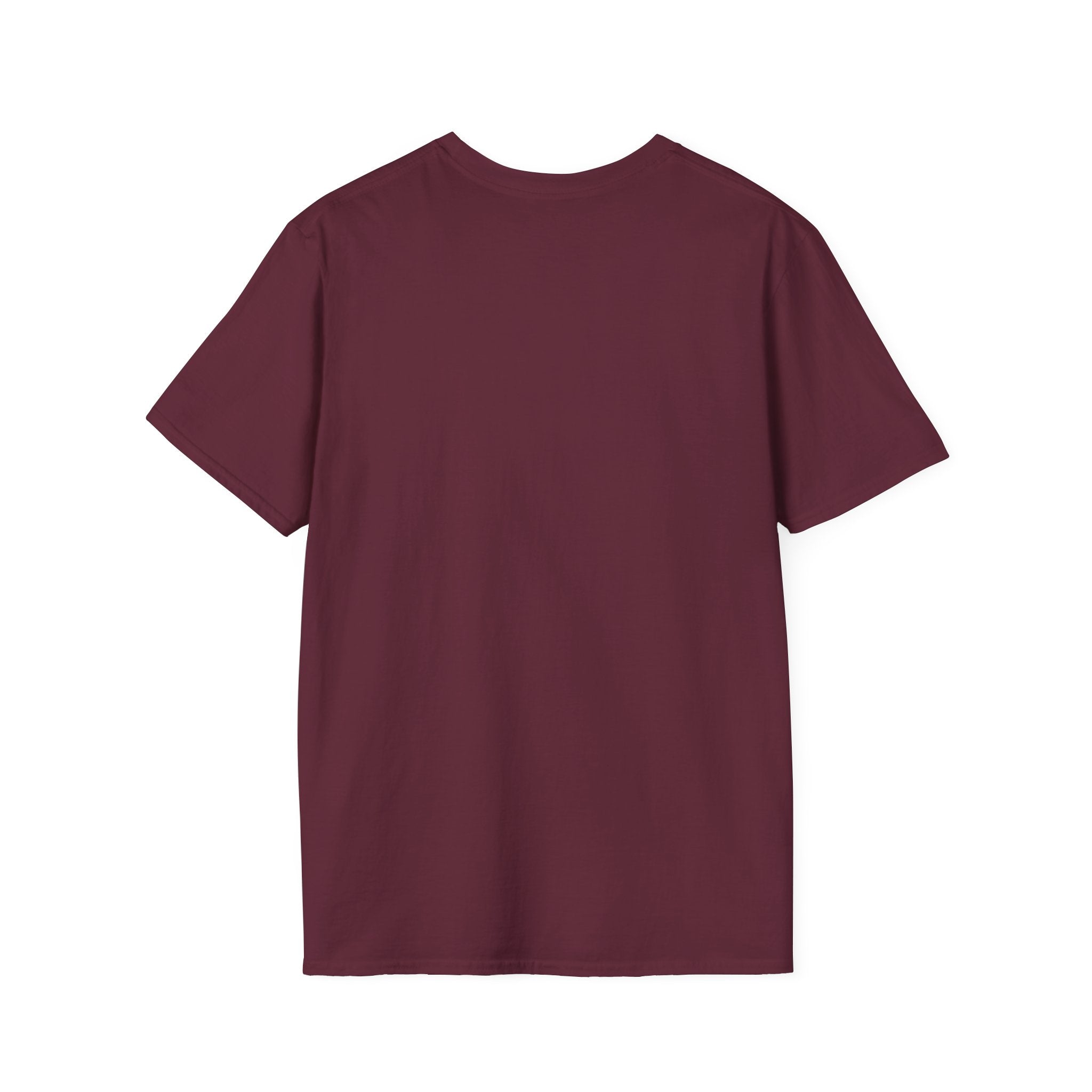 back of a maroon shirt