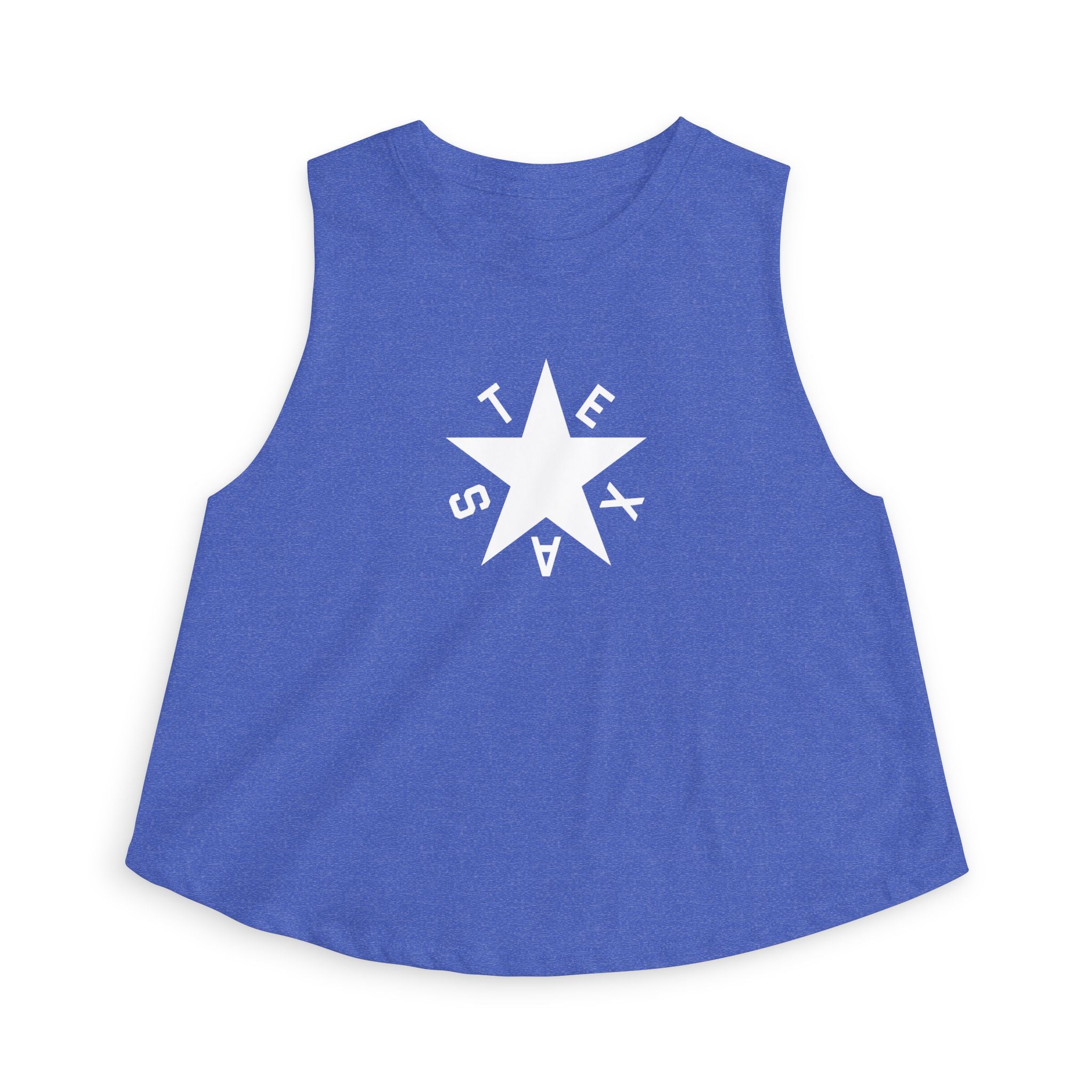 Texas De Zavala Flag Women's Crop Top