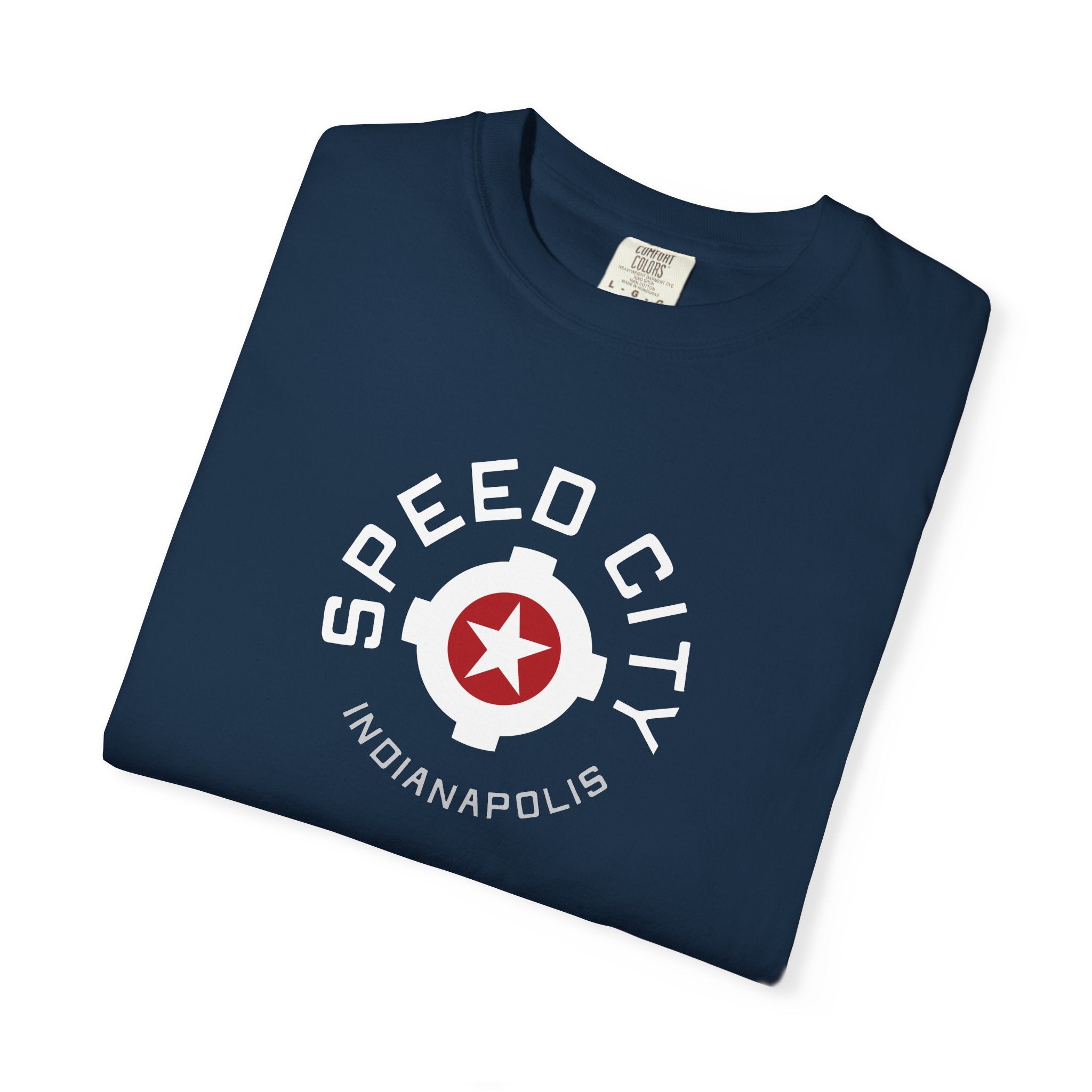 Speed City Indianapolis Flag T-Shirt